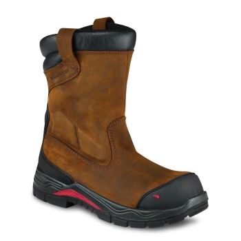 Red Wing King Toe® ADC 10-inch Waterproof Safety Toe Pull-On Veiligheidsschoenen Heren Bruin/Zwart - 4202